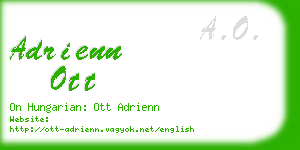 adrienn ott business card